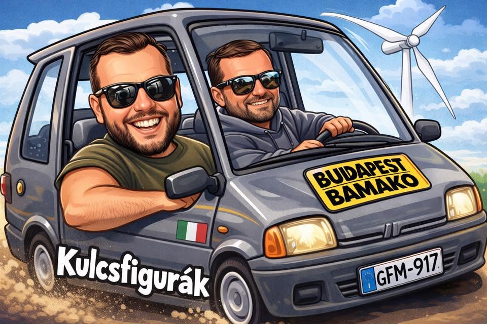 Kulcsfigurák Cinquecentóval, Budapest–Bamako hangulatú rajzos grafika